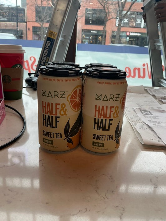 Marz Half & Half 15mg THC Sweet Tea 4Pack