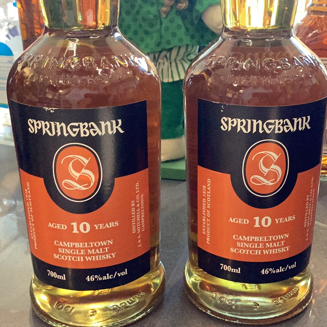 Springbank Campbeltown Single Malt Scotch 10 yr (700mL)