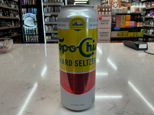 Topo Chico Hard Seltzer Strawberry Guava 24oz can