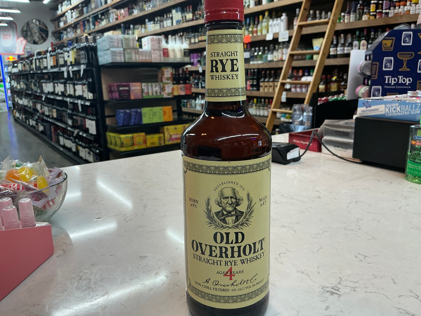 Old Overholt 4yr Straight Rye Whiskey 750mL