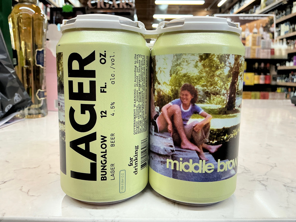 Middle Brow Bungalow Lager 12oz (4pk)
