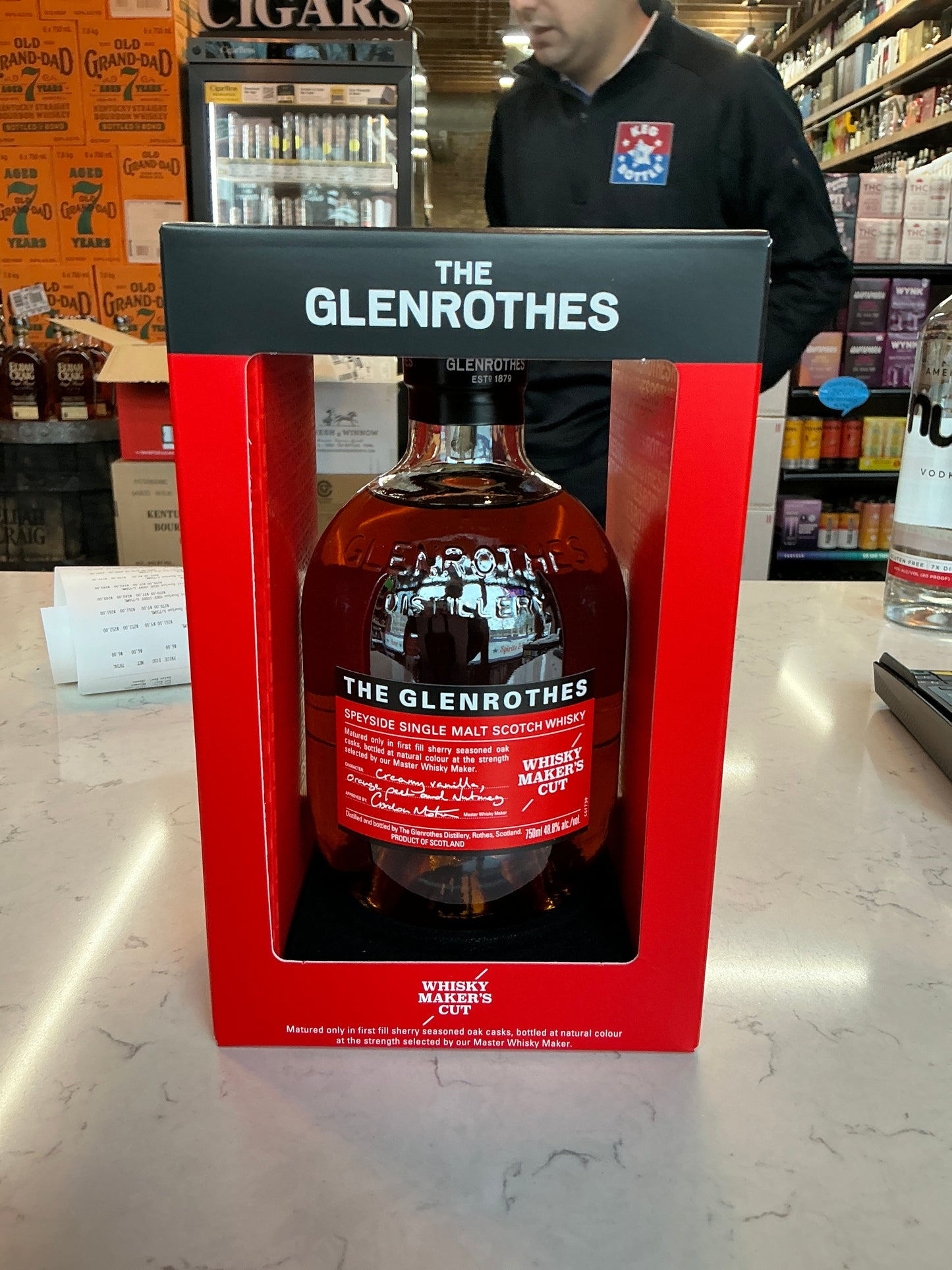 The GLENROTHES whiskey makers cut
