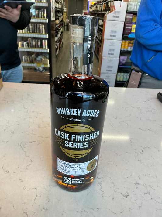 Whiskey Acres Maple Syrup Cask Finished Bourbon 750mL