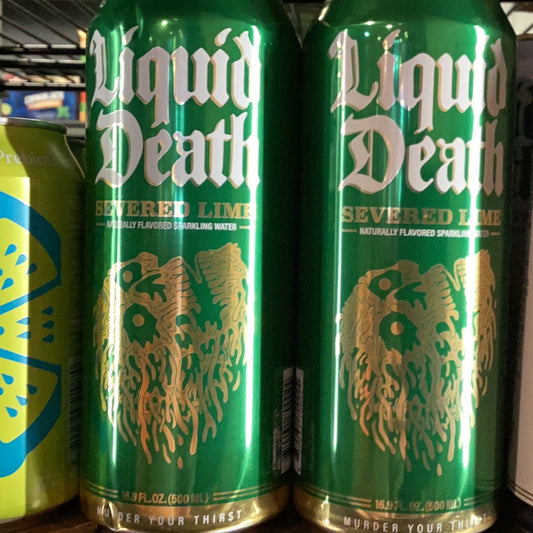 Liquid Death severed lime