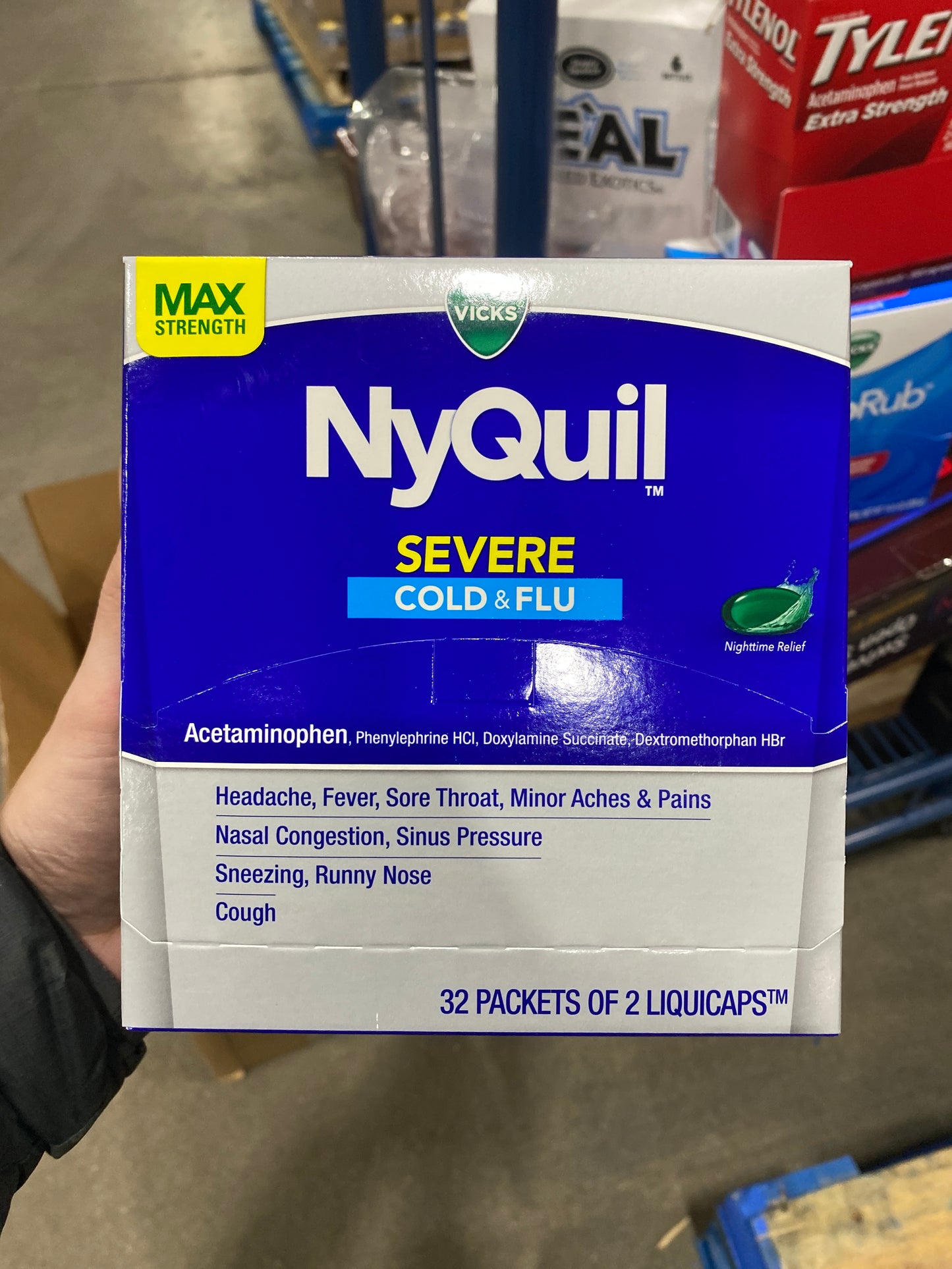 NyQuil Severe Cold and Flu (2 liquicaps)