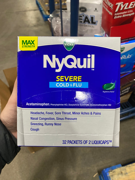 NyQuil Severe Cold and Flu (2 liquicaps)