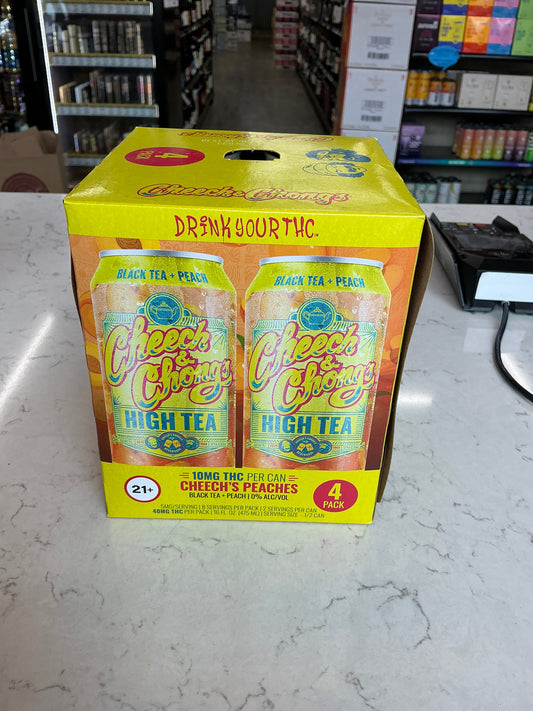 Cheech & Chongs High Tea Peaches THC Seltzer