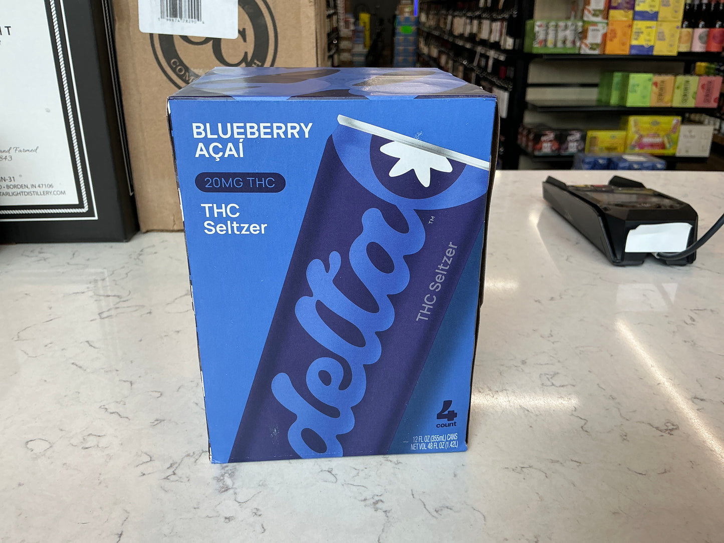 Delta Blueberry Açaí Cannabis Water 20mg - 4 Pack
