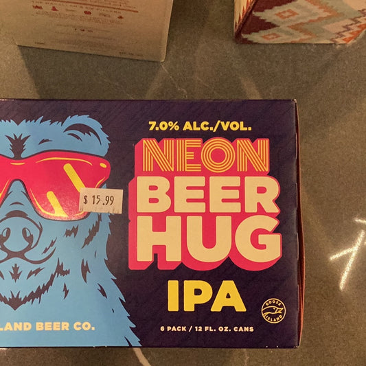 Goose Island Neon Beer Hug (6pk)