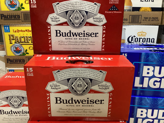 Budweiser (15pk cans)