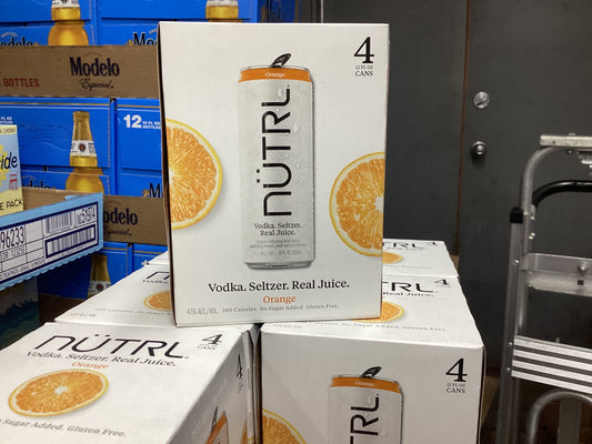 Nutrl Orange Vodka Seltzer (4pk)