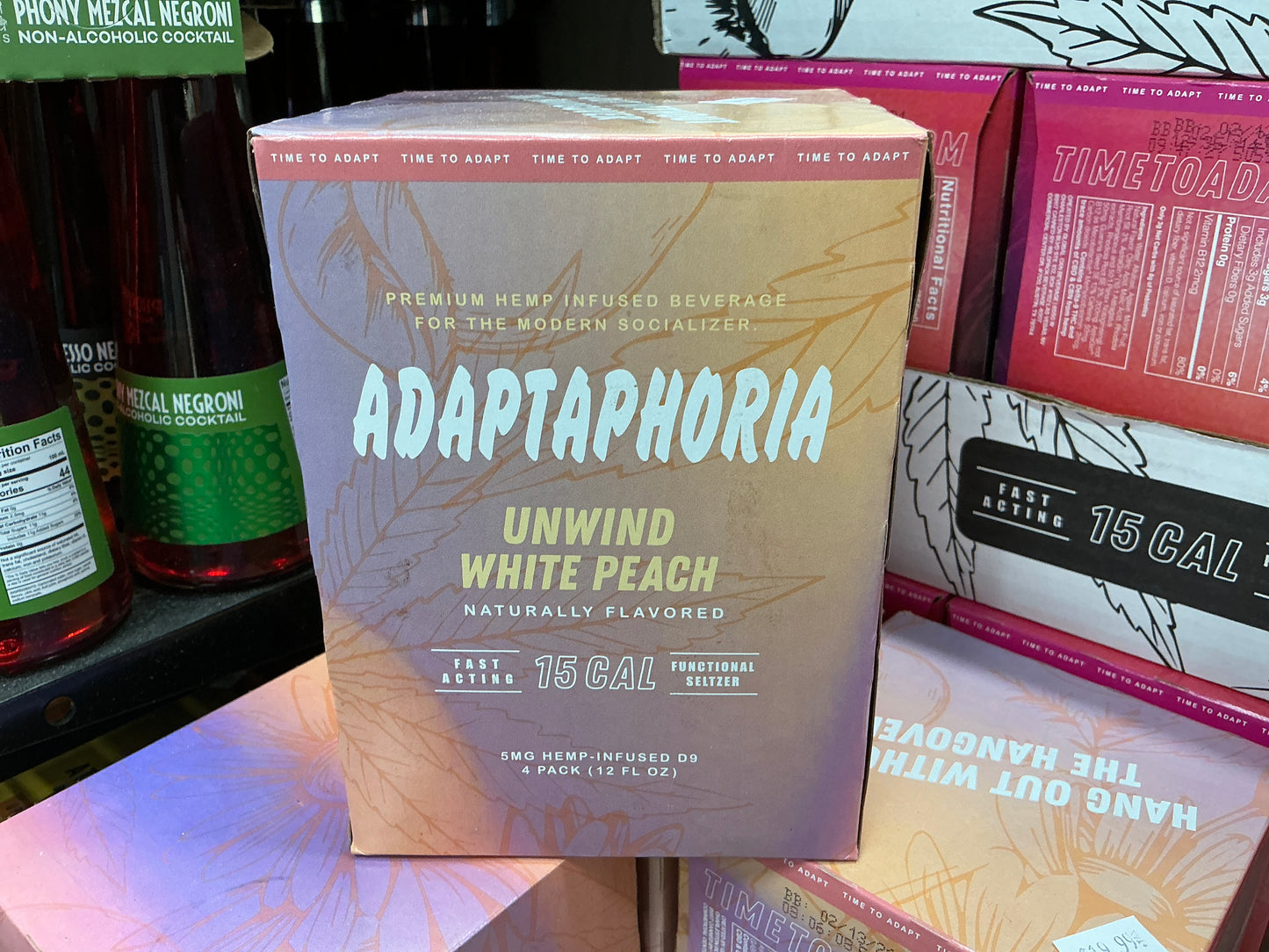 Adaptaphoria Unwind White Peach (4 pack) 5mg