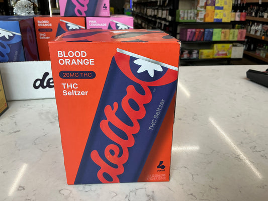 Delta Blood Orange Cannabis Water 20mg - 4 Pack