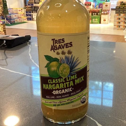 Tres Agaves Classic Lime Margarita Mix 1L