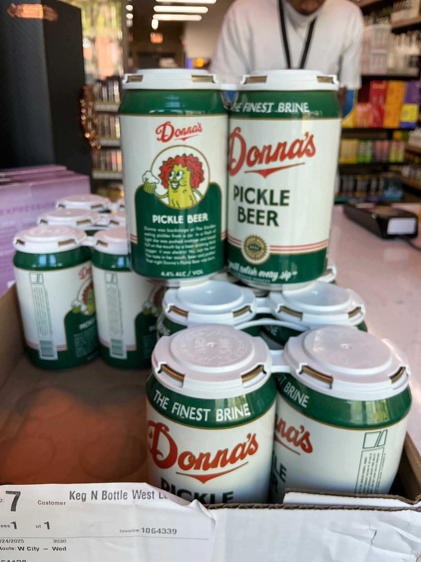 Donna’s Pickle Beer 6 pack