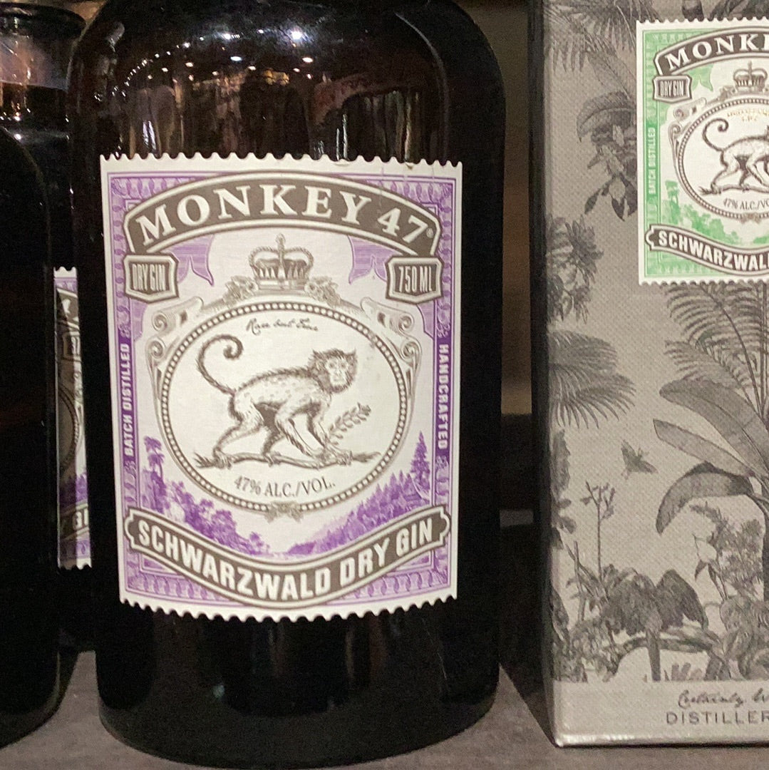 Monkey 47 Schwarzwald dry gin 750 mL