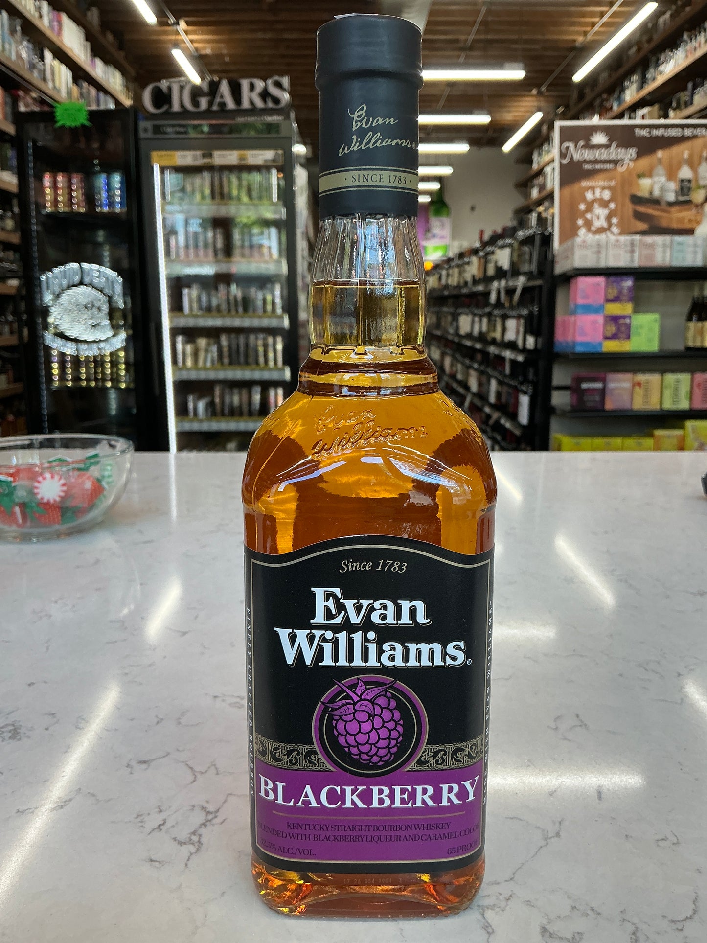 Evan Williams BlackBerry Whiskey 750mL