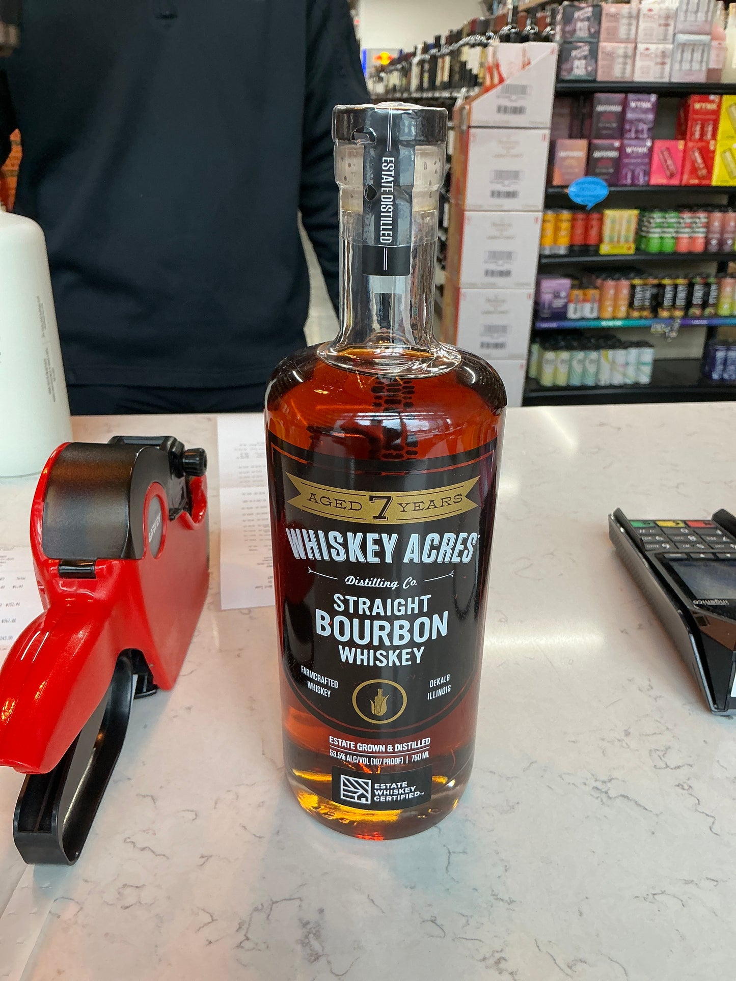 Whiskey Acres Straight Bourbon Whiskey 7yr 750mL