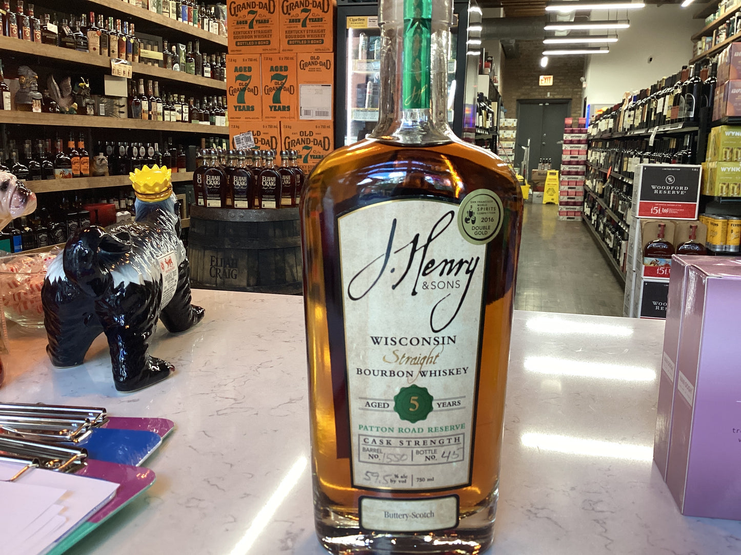 J. Henry 5 Year Patton Road Wisconsin Bourbon Whiskey (750mL)