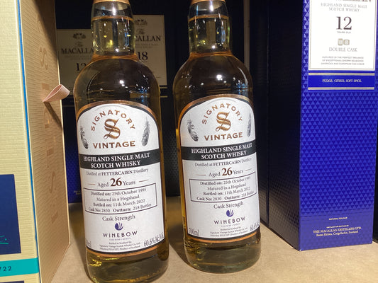 Signatory Vintage Fettercairn 26 Year Single Malt Scotch Whisky (700mL)