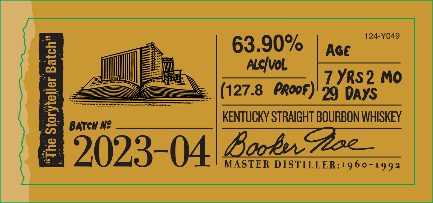 Bookers 2023-04 “The Story Batch” 2023 Bourbon Whiskey (750ML)