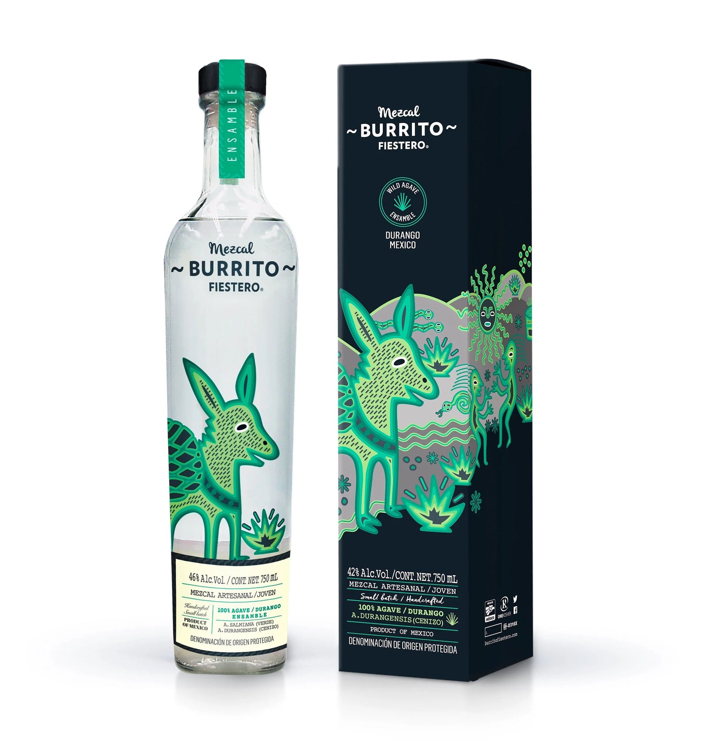 Mezcal Burrito Fiestero Ensamble (750 ML)