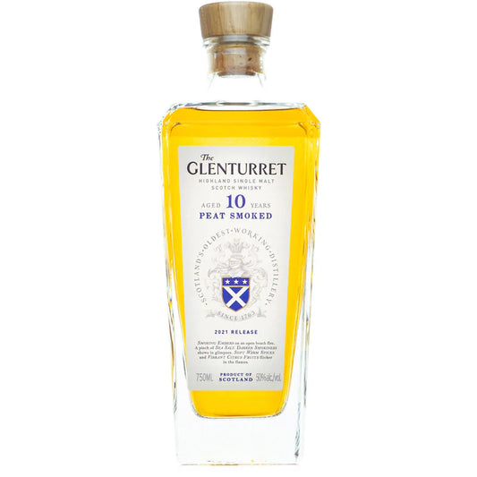 Glenturret 10 Year Peat Smoked Single Malt Scotch Whiskey (750mL)