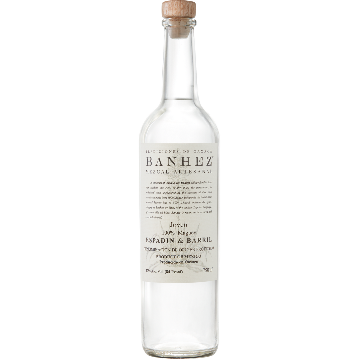 Banhez Mezcal Artesanal Espadin & Barril (750 ml)