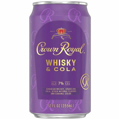 Crown Royal Whisky with Cola Cocktail - 4pk/12 fl oz Cans