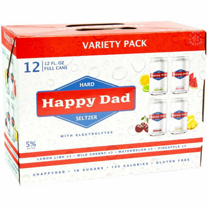 Happy Dad Hard Seltzer Variety Pack (12PK) Nelk Boys Full Send