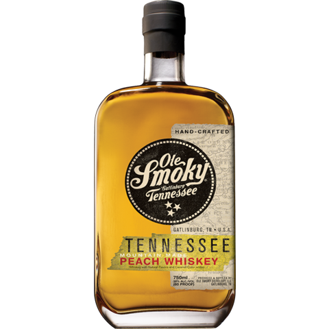 Ole Smoky Peach Flavored Whiskey (750 ml)
