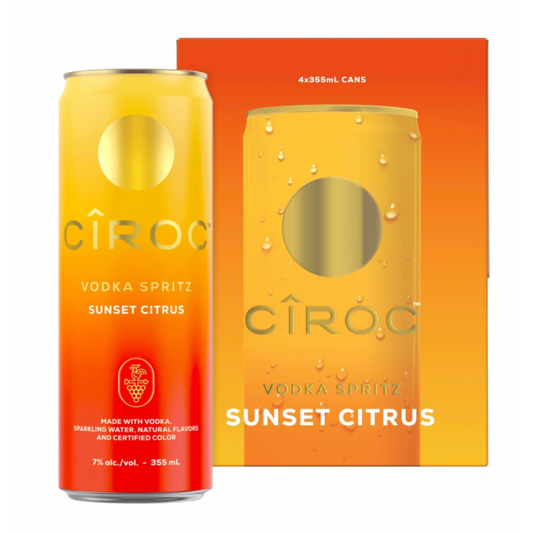 Ciroc Vodka Spritz Sunset Citrus (4pk)