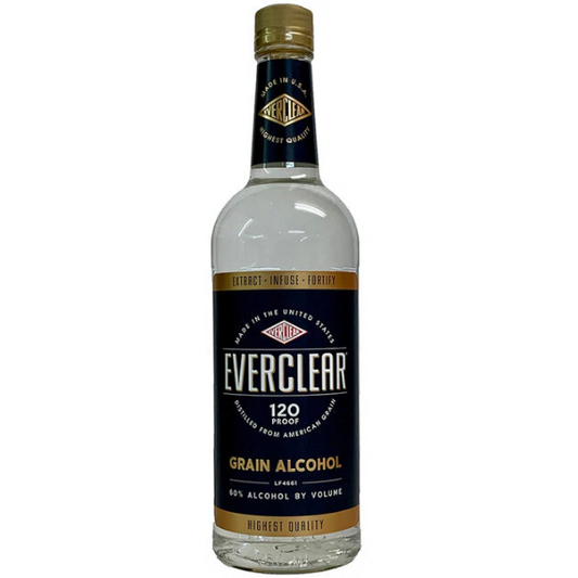 Everclear 120 Proof Grain Alchohol 1L