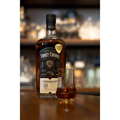 Three Chord Custom Barrel Blend Whiskey (TOASTED) - Atlas & Mason WC & Keg N Bottle Private Barrel Pick 750 ml