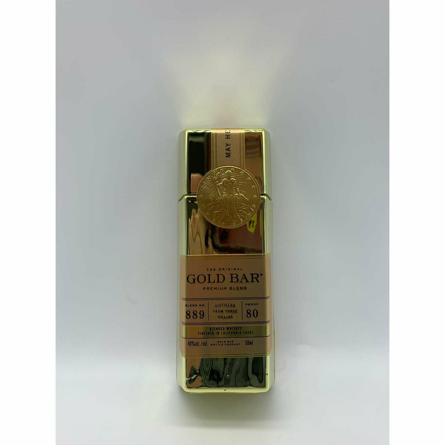Gold Bar Blended Whiskey California Cask Finish (50 ml, 750 ml)
