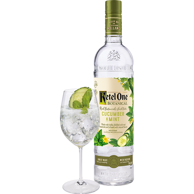 Ketel One Botanical Cucumber and Mint Vodka (750mL)