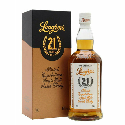 Longrow 21 Year Peated Campbelton SM Scotch Whisky (750 ml)