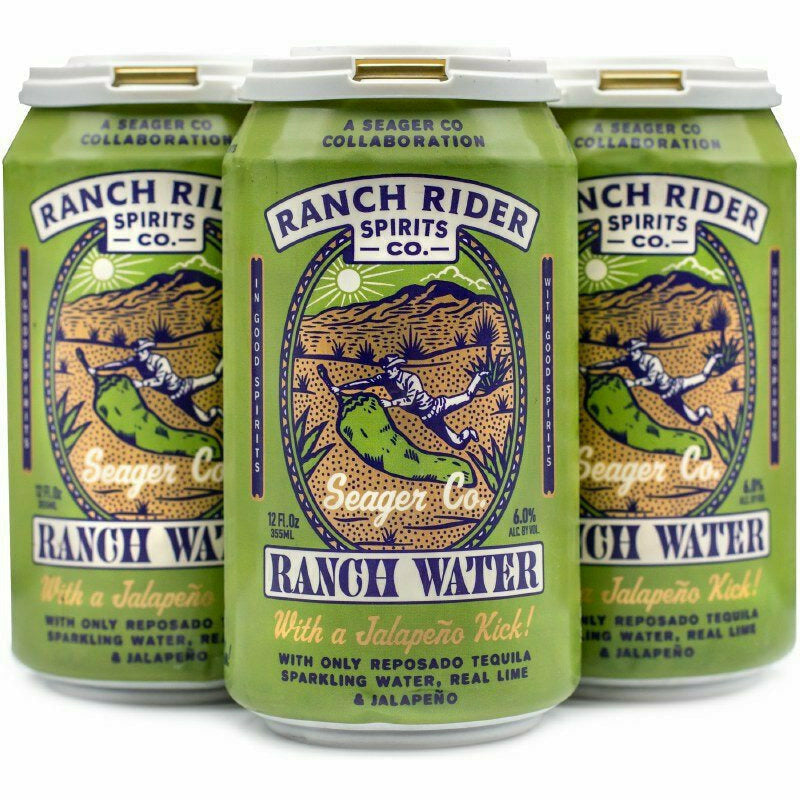 Ranch Rider Jalapeno Ranch Water RTD (4 Pack 12 oz)