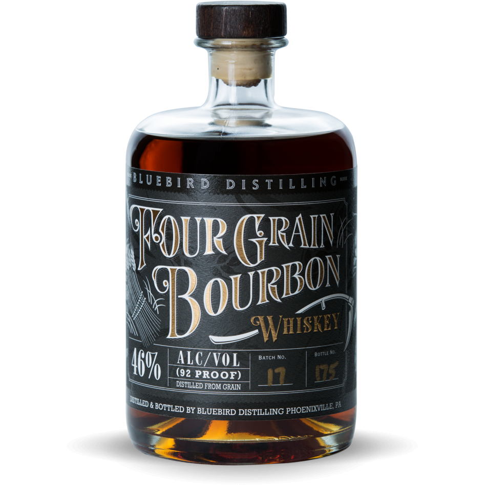 Bluebird Distilling Four Grain Bourbon Whiskey (750mL)